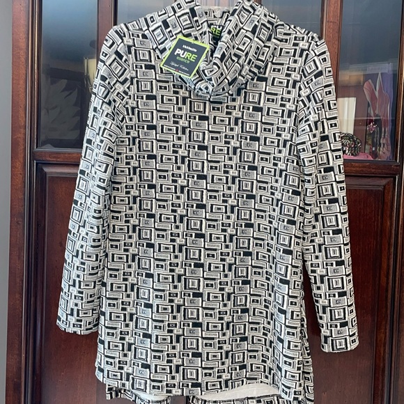 🎁 NWT Pure Essence Cowl neck stretch top - Picture 4 of 4